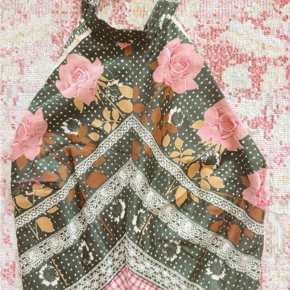 Saba, Woman’s Cream and Brown Patterned Dress - Picture 3 of 6